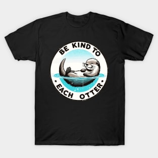 Be Kind To Each Otter Pun T-Shirt